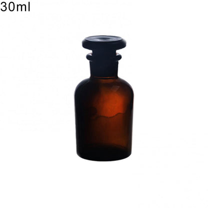 Glass Narrow Neck Bottle Transparent Brown Laboratory Equipment