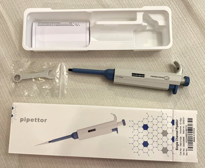 Single Channel Pipettors - 10uL to 5000uL