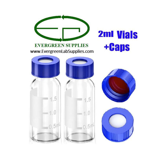 Autosampler Vials and Caps for HPLC and GC