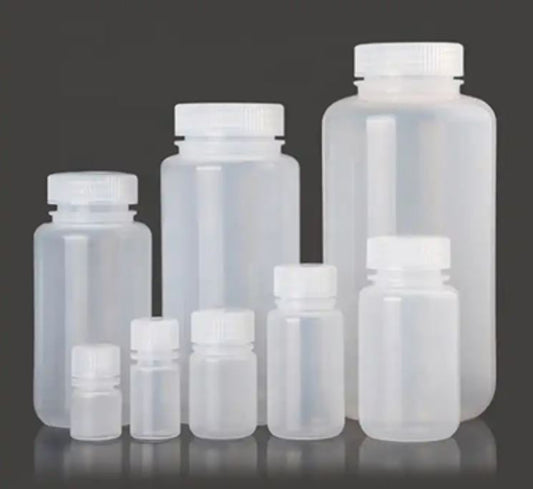 Nalgene Bottles Wide Mouth HDPE with PP Caps for Samples, Reagents, Chemicals